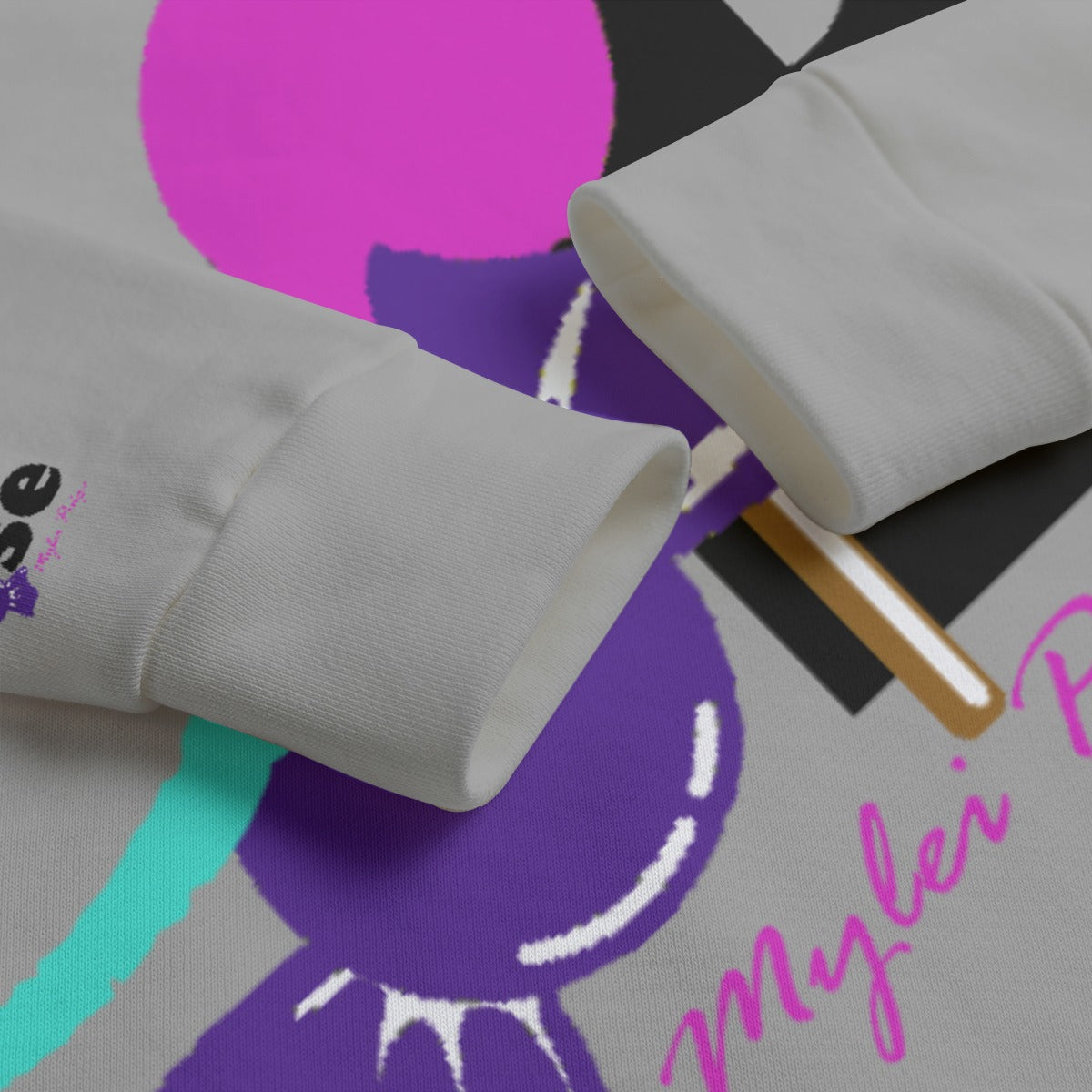 Pop Kid's Wolf Grey Logo Hoodie