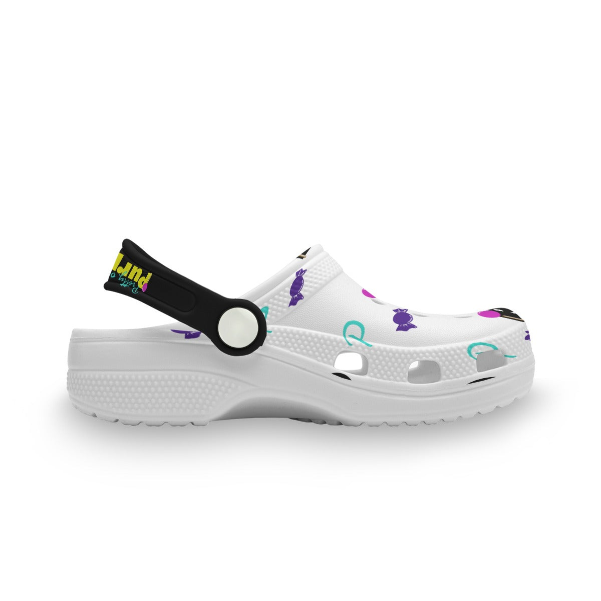 POP KID'S LOGO PRINT WHT Children's Hole Shoes