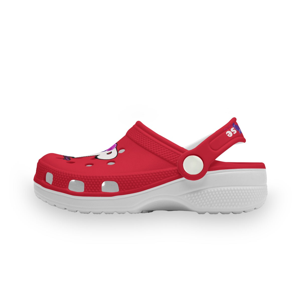 POP KID'S RED Children's Hole Shoes