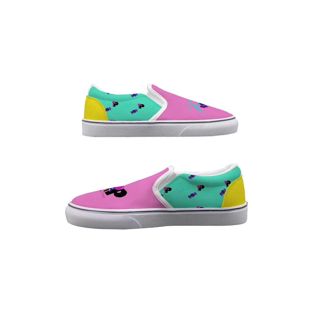 POP Kid's MULTI COLOR Slip On Sneakers