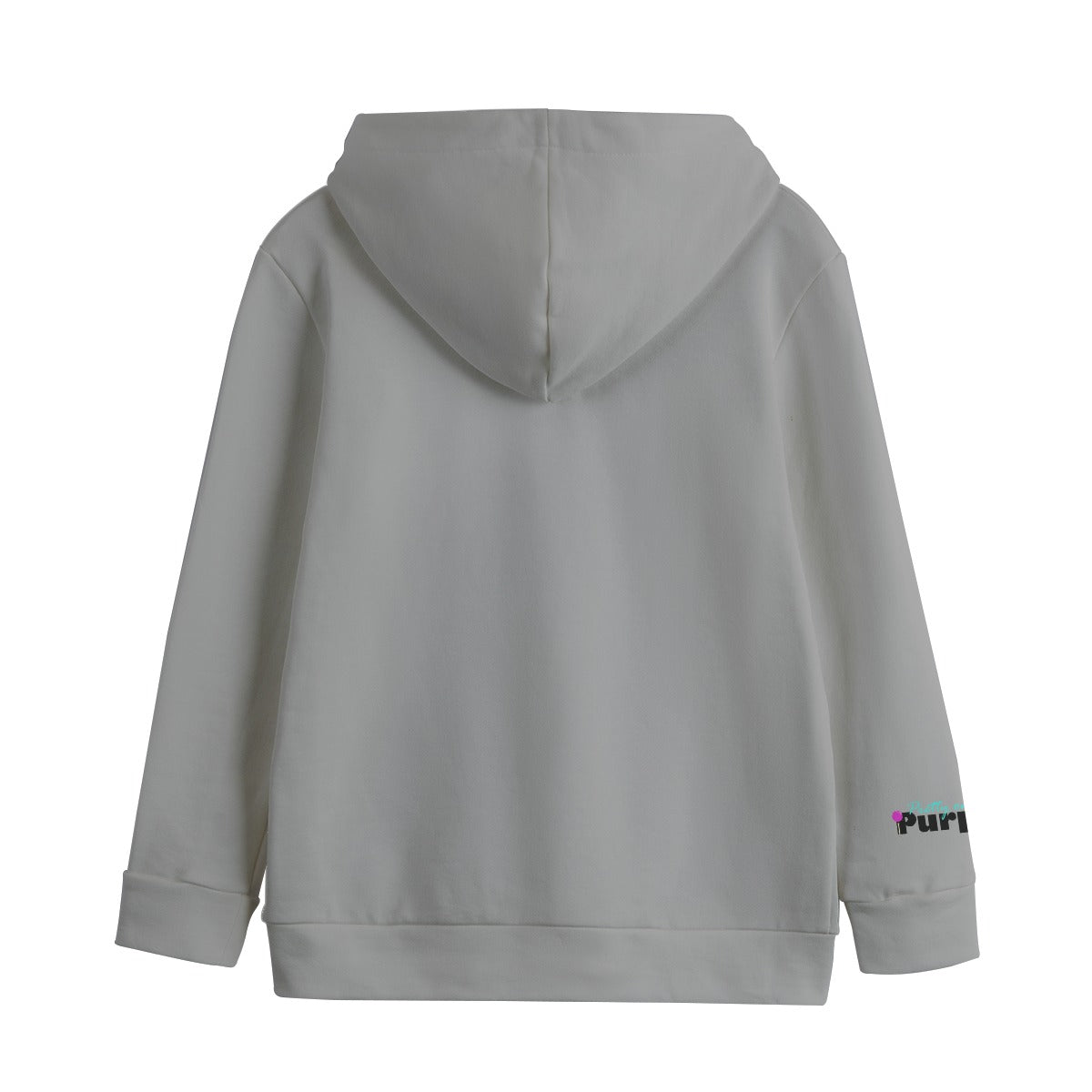 Pop Kid's Wolf Grey Logo Hoodie